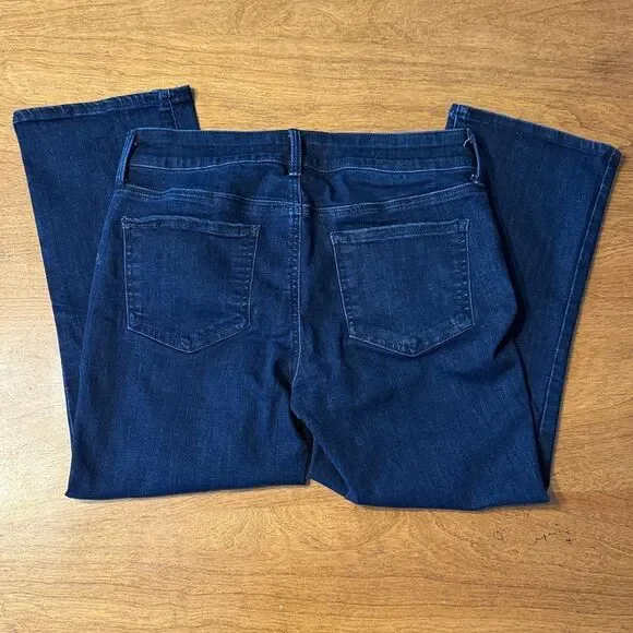 NYDJ Marilyn Dark Blue Straight Leg Jeans - Picture 4 of 13